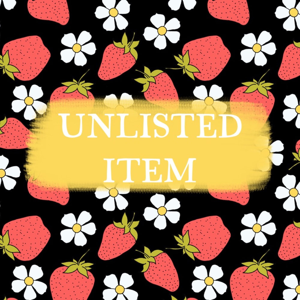 Unlisted Show Item 🍓